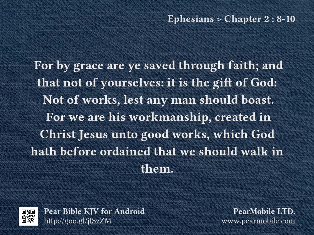 Ephesians, Chapter 2:8-10